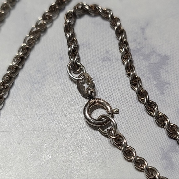 John W Kessler Navajo Native American Turquoise Sterling Silver Necklace Pendant - Picture 6 of 6